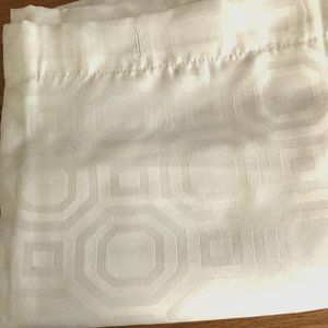 New fabric shower curtain